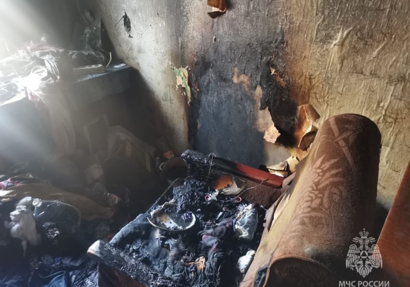 Женщина погибла на пожаре в Перевозском округе