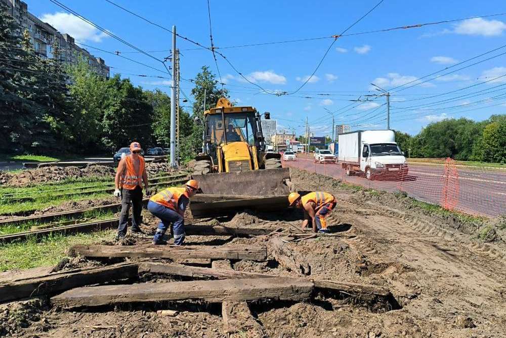 Облминтранс сообщил о ходе реконструкции трамвайных путей в Нижнем Новгороде