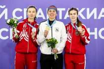 Конькобежка Дарья Качанова завоевала два золота на Всероссийской Спартакиаде