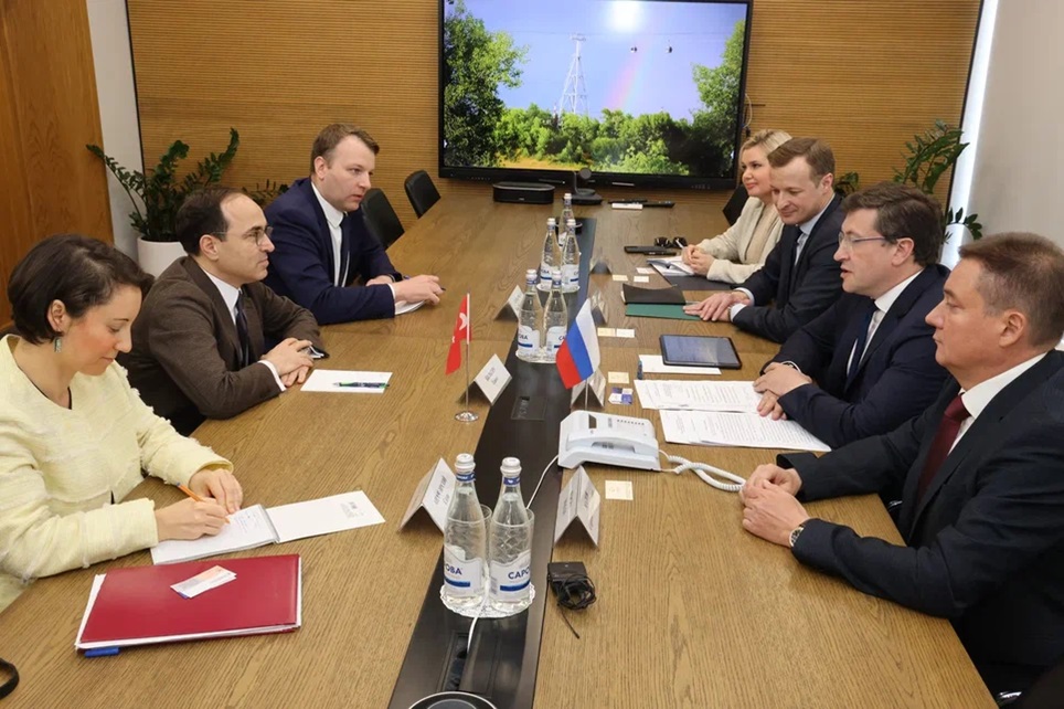 Глеб Никитин встретился в Нижнем Новгороде с делегацией из Турции