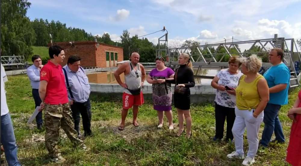 Депутат ГД Жанна Рябцева обнаружила недочеты в очистных сооружениях в Лыскове