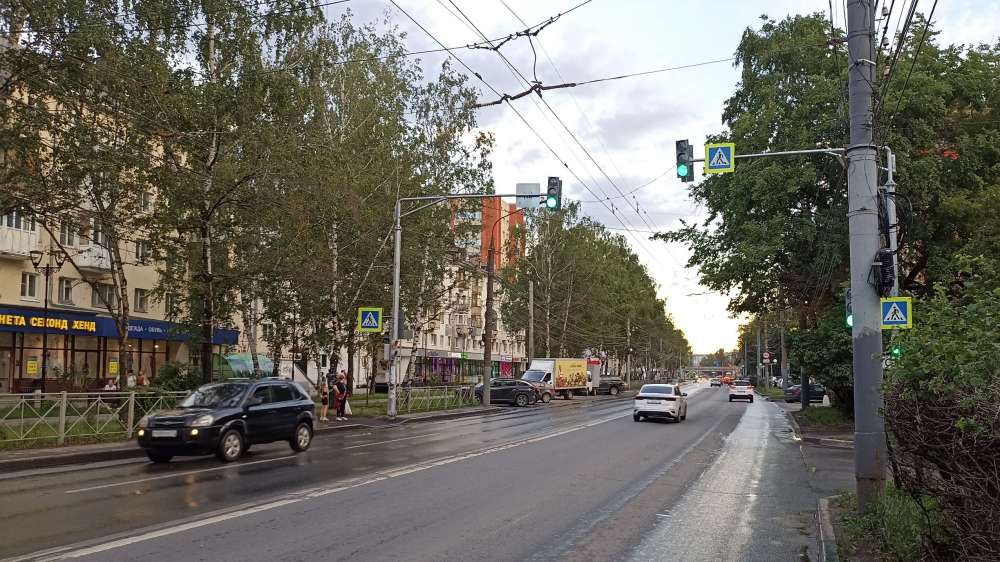 Ещё один пешеходный переход обустроили на улице Коминтерна в Нижнем Новгороде