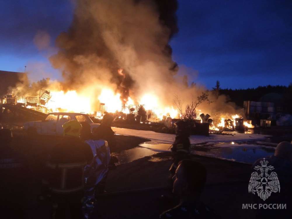 Пожар на площадке утилизации отходов произошёл в Нижнем Новгороде 30 июня