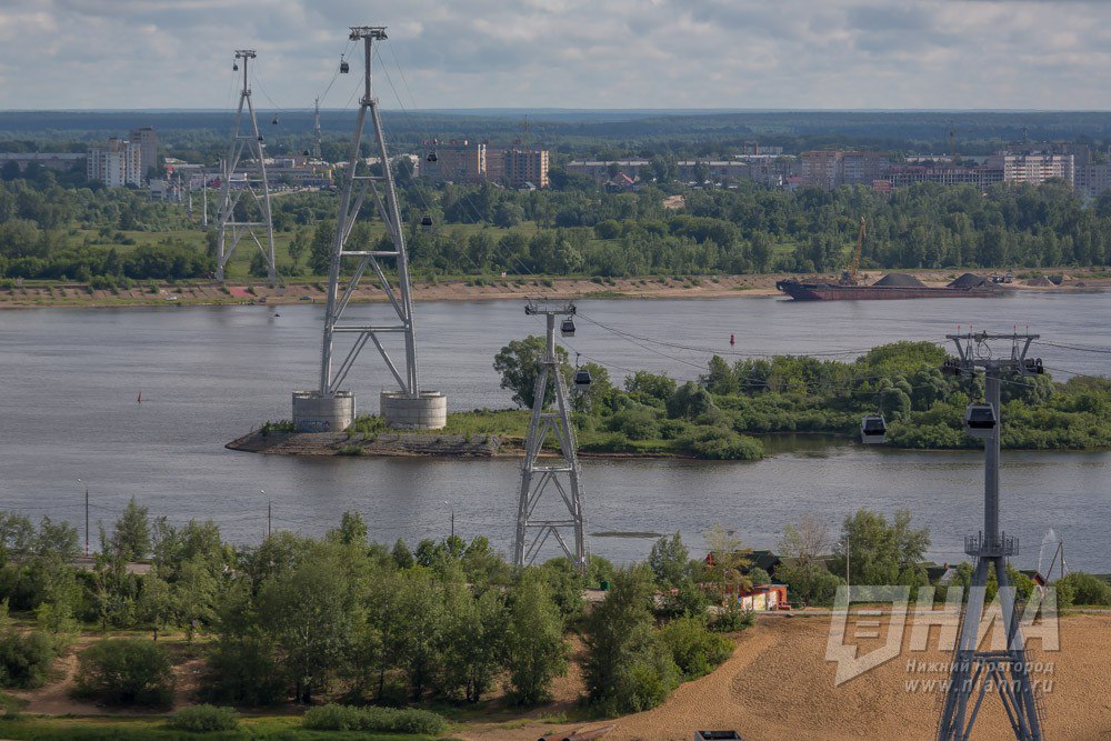 Канатную дорогу Нижний Новгород - Бор закроют на ремонт 11 июля