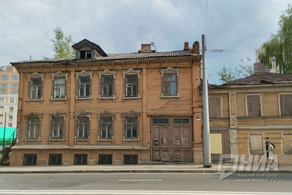 Частный инвестор планирует восстановить два дома на улице Горького в Нижнем Новгороде 