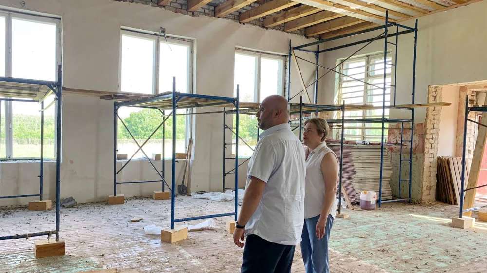 Активные ремонтные работы идут в спортзалах сельских школ Нижегородской области
