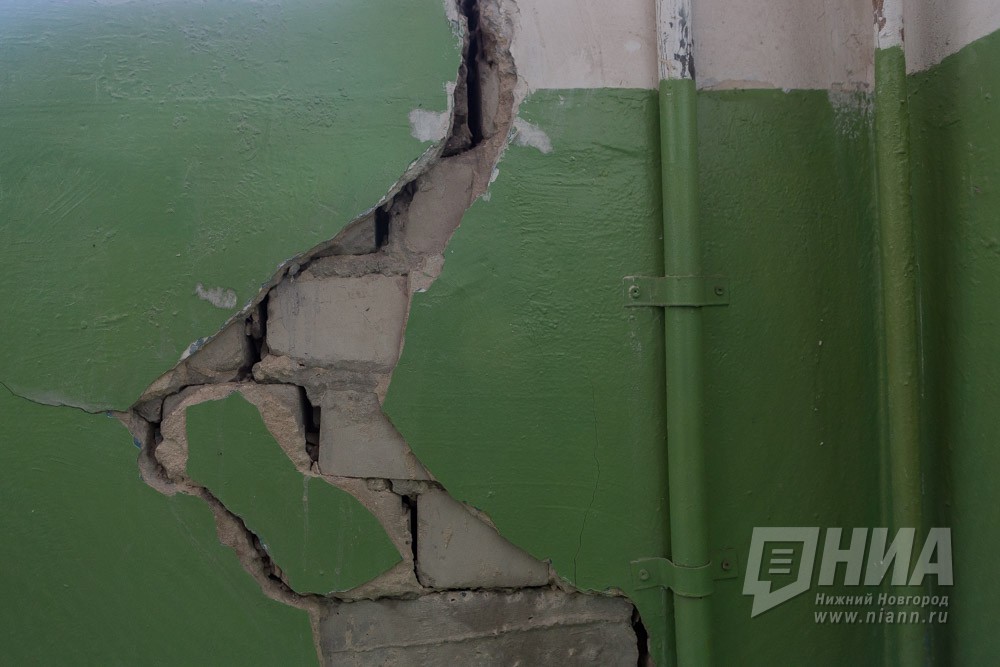 Прокуратура заинтересовалась аварийным домом на проспекте Гагарина в Нижнем Новгороде 