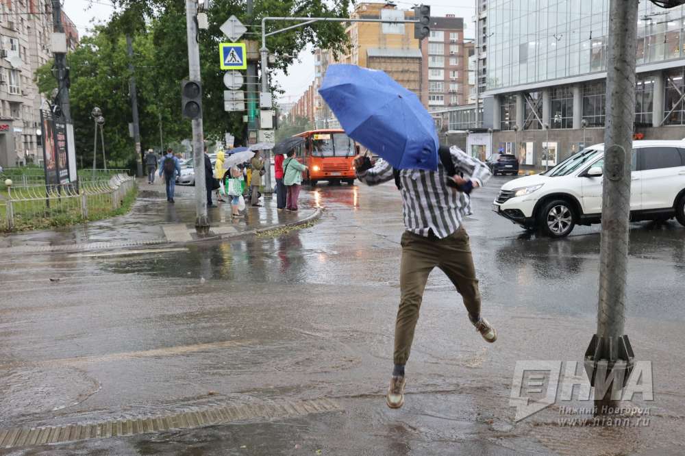 Мощный ливень накроет Нижегородскую область вечером 17 июля