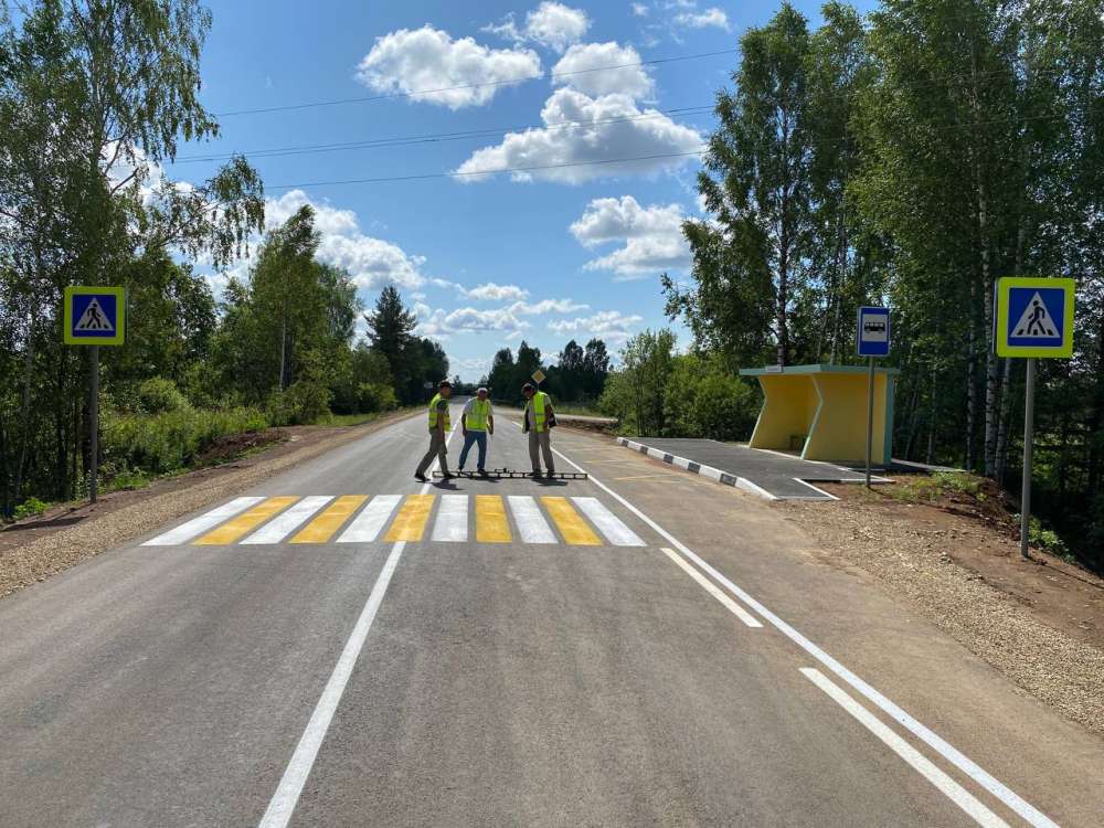 Участок дороги в Тонкинском районе отремонтирован по нацпроекту