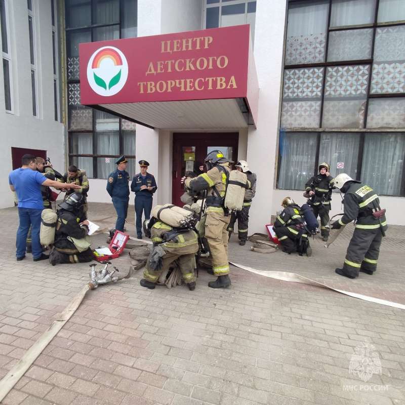 Пожарные учения прошли в сормовском центре детского творчества