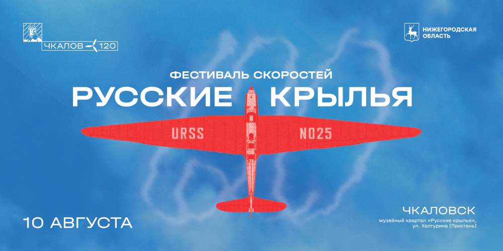 Юбилейный фестиваль скоростей "Русские крылья" состоится в Чкаловске