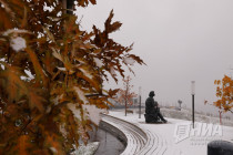 Первый снегопад в Нижнем Новгороде 1 ноября