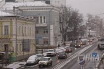 Первый снегопад в Нижнем Новгороде 1 ноября