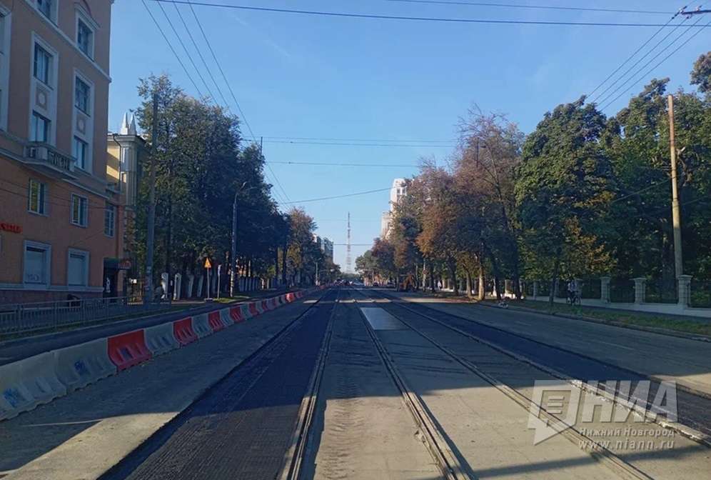 Движение трамваев в Нижнем Новгороде на участке улицы Белинского запустят с 10 декабря