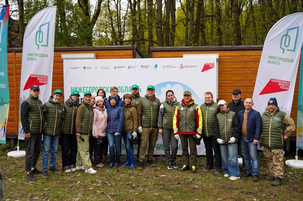 Всероссийский субботник в Нижнем Новгороде собрал более 500 участников 