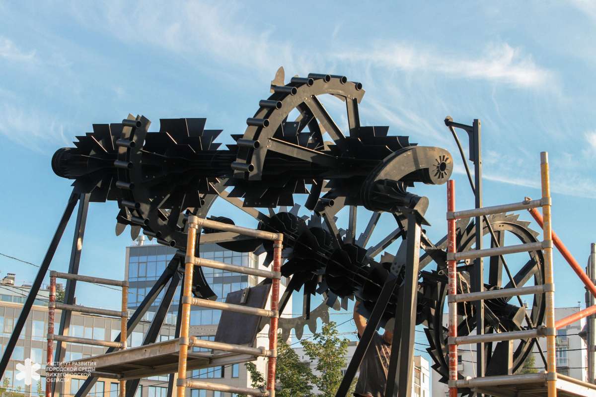 Интерактивный памятник Ивану Кулибину установили в Нижнем Новгороде