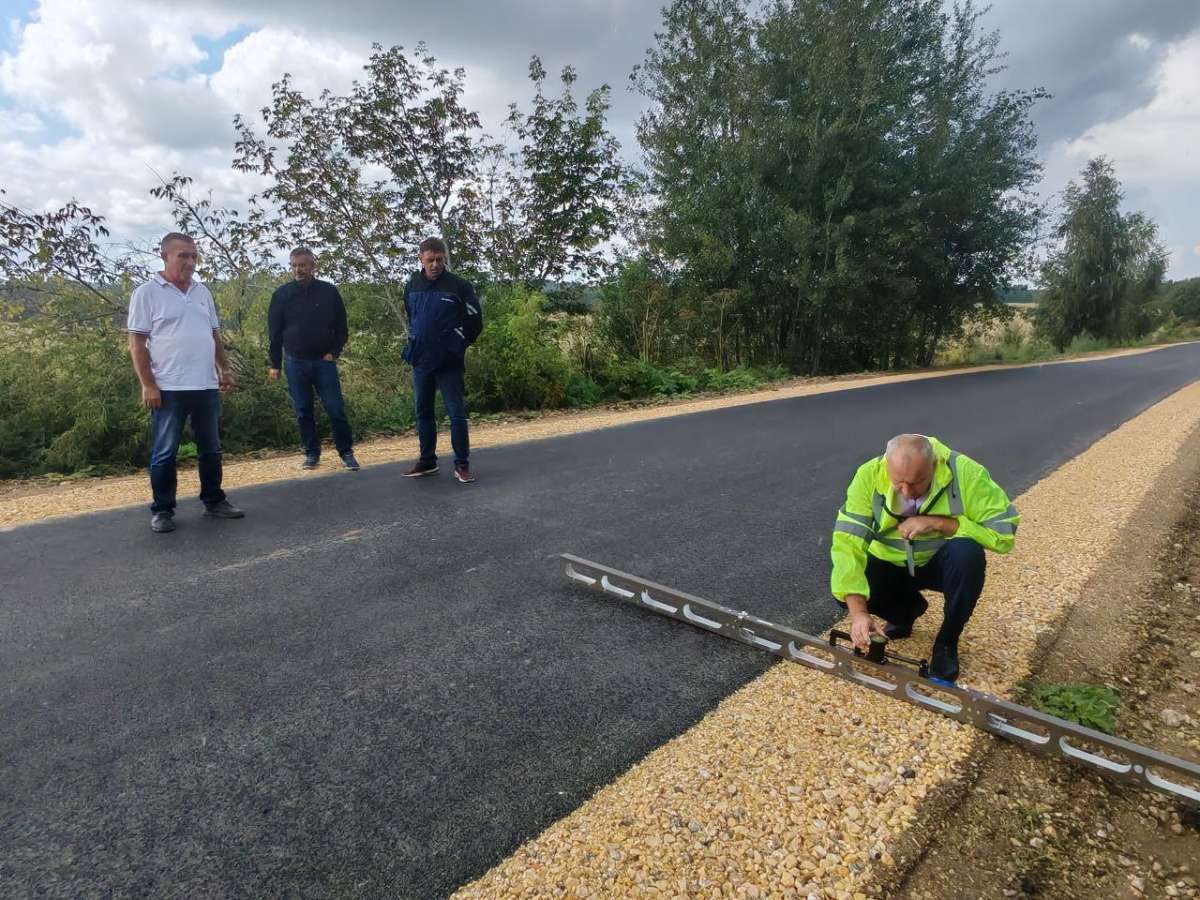 Завершился ремонт дороги к селу Матюшево в Сосновском округе по нацпроекту Инфраструктура для жизни