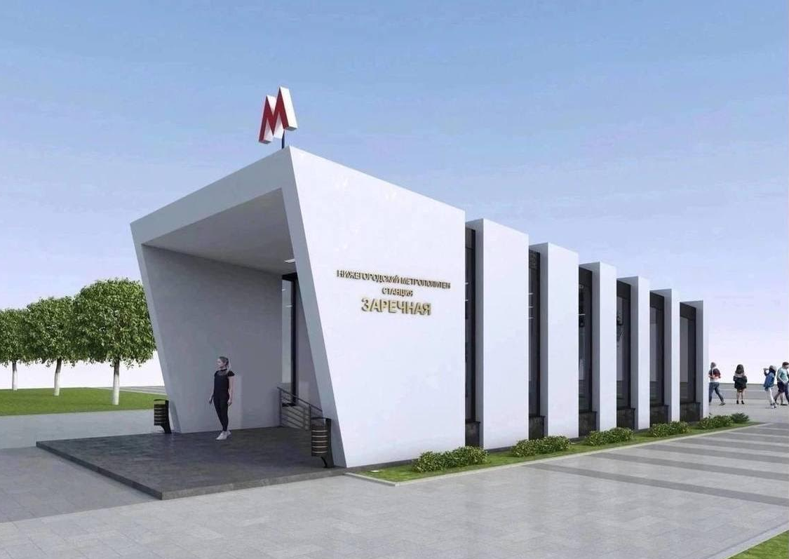 Стартовала установка павильона над входом №6 станции метро Заречная