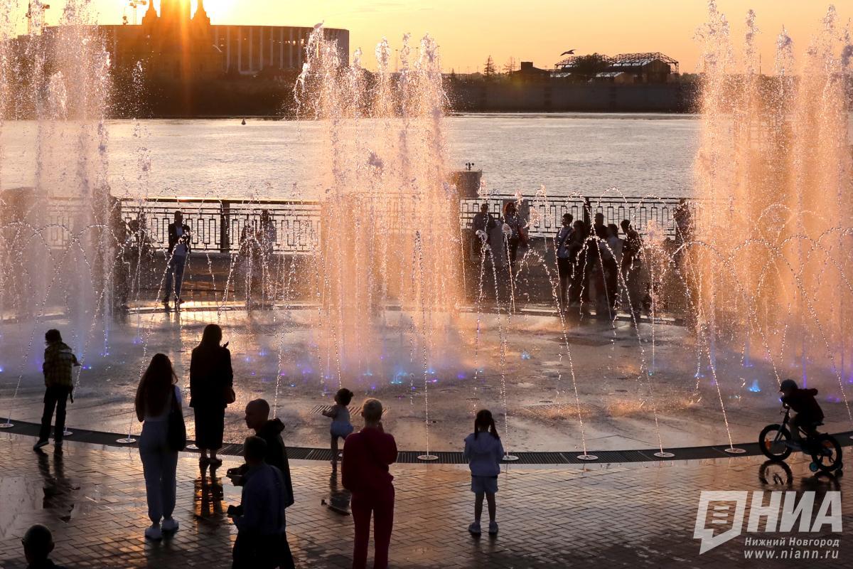 Фонтаны в Нижнем Новгороде начнут отключать ближе к концу сентября