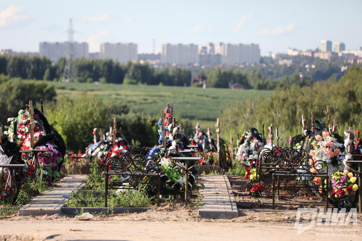 Только пять кладбищ Нижнего Новгорода открыты для новых захоронений