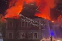 Историческое здание лавки купца Гузеева сгорело на улице Ильинской