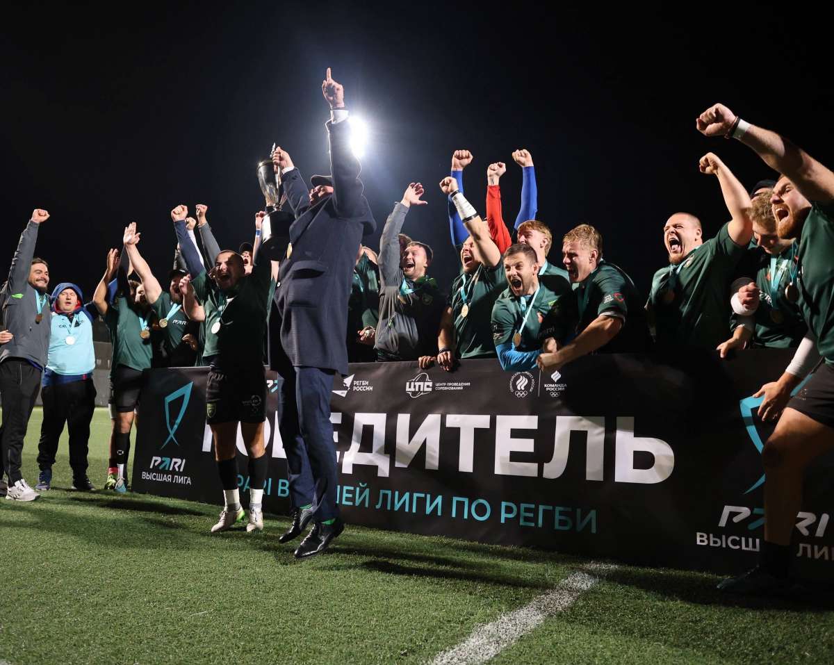 Дзержинский Химик впервые стал чемпионом Высшей лиги по регби