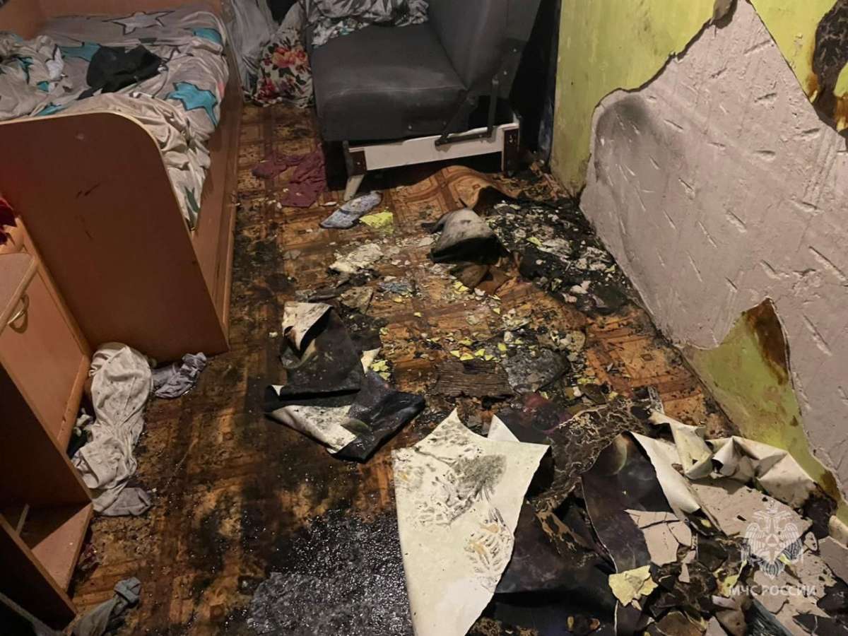 Самокат спровоцировал пожар в квартире на улице Терешковой в Дзержинске