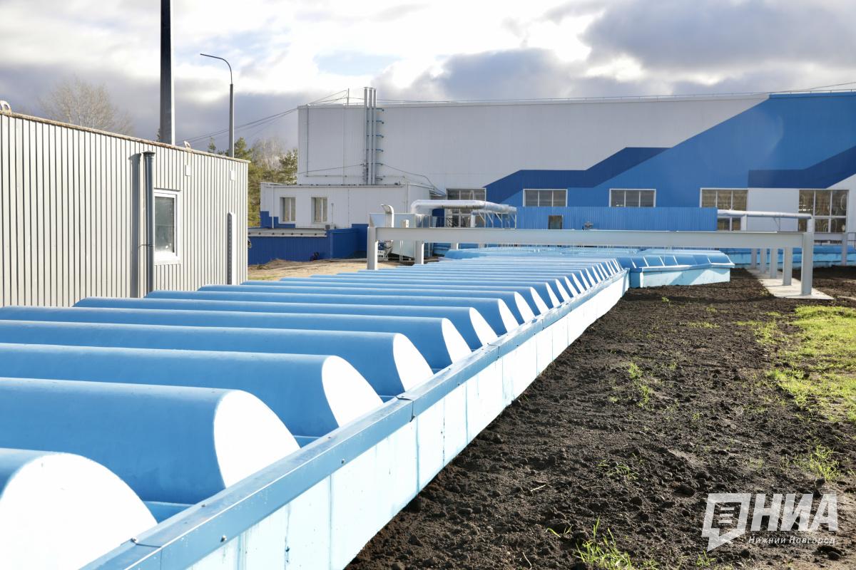 Укрытие открытых каналов завершилось на Нижегородской станции аэрации