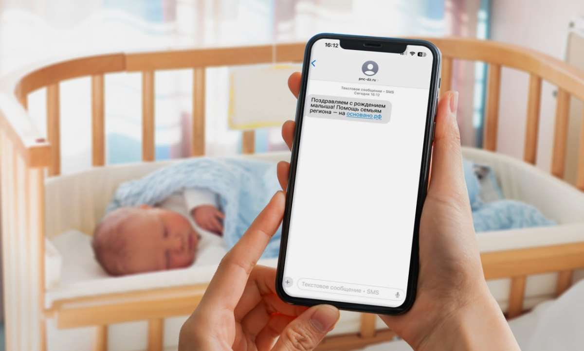 Молодые мамы в Дзержинске начали получать смс о доступных мерах поддержки
