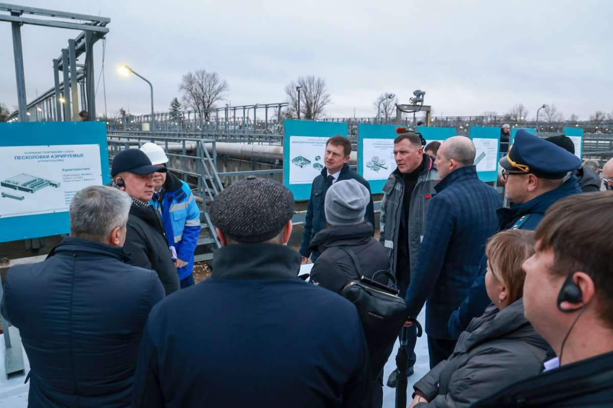 Станция аэрации демонстрирует готовность к завершению первого этапа реконструкции