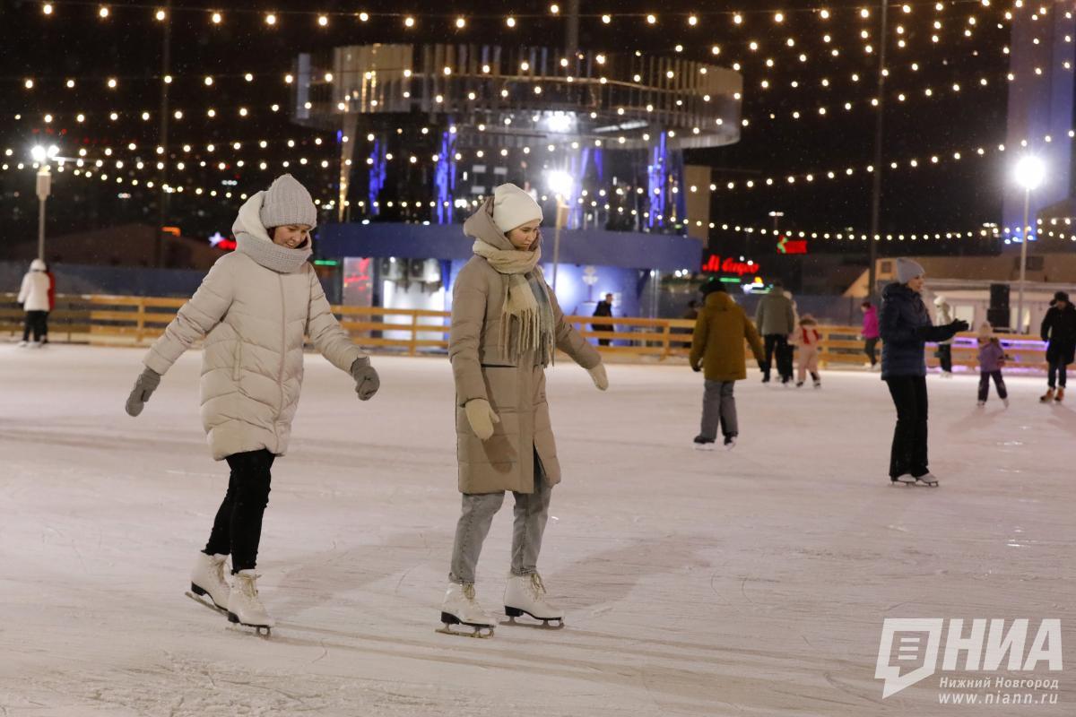 Сезон катания на коньках стартовал в нижегородских парках