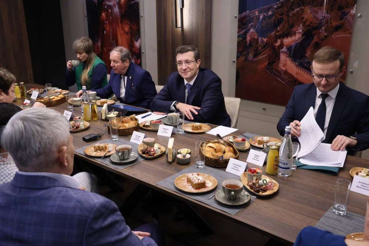 Нижегородский губернатор Глеб Никитин встретился с семьями Героев России