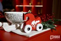 Новогодняя гостиная открылась в пространстве Хохлома в Нижнем Новгороде