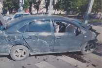 Водитель иномарки устроил ДТП и скрылся с места аварии в Нижнем Новгороде