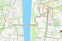 Грузовик снес светофор и парализовал движение в центре Нижнего Новгорода